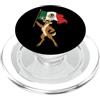 Bandera de Mexico Flag Deer Buck Mexican Bandiera del Messico, cervo messicano, coda bianca, cervo, buck, orgoglio del Messico PopSockets PopGrip per MagSafe
