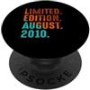 August 2010 Birthday Gift For Year 2010 Edizione Limitata Agosto 2010 Compleanno PopSockets PopGrip Adesivo
