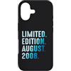 Limited Edition August 2008 Legendary Ye Custodia per iPhone 17 Agosto 2008 Compleanno 2008 Edizione Limitata
