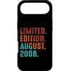 August 2008 Birthday Gift For Year 2008 Custodia per iPhone Air Edizione Limitata Agosto 2008 Compleanno