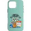 Student Teacher Seagull Scream Capybara Custodia per iPhone 16 Pro Max Oggi è un Capy Day Divertente Capybara Pun Seagull Scream KInder
