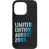 Limited Edition August 2008 Legendary Ye Custodia per iPhone 13 Pro Agosto 2008 Compleanno 2008 Edizione Limitata