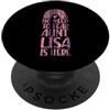 Rosy Personalized First Name Merch for G Non c'è bisogno di temere zia Lisa è qui Nome Rainbow Auntie PopSockets PopGrip Adesivo