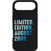 Limited Edition August 2008 Legendary Ye Custodia per iPhone Air Agosto 2008 Compleanno 2008 Edizione Limitata