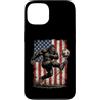 Sasquatch Soccer Squad Custodia per iPhone 13 Bigfoot - Pallone da calcio con bandiera USA