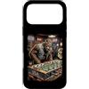 Squatch Playtime Custodia per iPhone 17 Pro Max Bigfoot Foosball USA - Gioco da bar patriottico