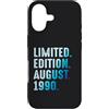 Limited Edition August 1990 Legendary Ye Custodia per iPhone 17 Agosto 1990 Compleanno Anno 1990 Edizione Limitata