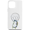 Skydiving fall jump fly tandem parachute Custodia per iPhone 13 Pro Max Paracadutismo pinguino con paracadute