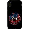 French Expressions Custodia per iPhone X/XS Bandiera della Francia della cultura francese di Vin Pain Fromage