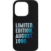 Limited Edition August 1990 Legendary Ye Custodia per iPhone 14 Pro Agosto 1990 Compleanno Anno 1990 Edizione Limitata
