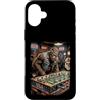 Squatch Playtime Custodia per iPhone 16 Plus Bigfoot Foosball USA - Gioco da bar patriottico