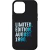 Limited Edition August 1990 Legendary Ye Custodia per iPhone 12 Pro Max Agosto 1990 Compleanno Anno 1990 Edizione Limitata