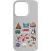 MASH MOSH Custodia per iPhone 14 Pro Norvegia Heritage Travel Collage con icone culturali nordiche