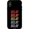 Delay Apparel Custodia per iPhone X/XS Ritardo