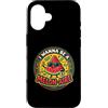 Cute Fruit Cartoon Joke for Food Lovers Custodia per iPhone 16 Divertente cibo gioco di parole anguria melonaire amante dei soldi
