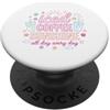 Maglietta Estiva Vacanza Al Mare Sole Re Maglietta Estiva Vacanza Retro Beach Vintage Sun Coffee PopSockets PopGrip Adesivo