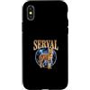 Serval Cat Design Custodia per iPhone X/XS Gatto Serval