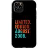 August 2008 Birthday Gift For Year 2008 Custodia per iPhone 11 Pro Edizione Limitata Agosto 2008 Compleanno