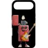 Guitar Lighter Outfit Custodia per iPhone Air Accendino sorridente con costume da chitarra rock