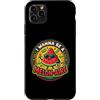 Cute Fruit Cartoon Joke for Food Lovers Custodia per iPhone 11 Pro Max Divertente cibo gioco di parole anguria melonaire amante dei soldi