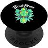 Parrot and Pet Bird Owners Esotico Foglie Tropicali Amazon Pappagallo per Uccello Mamma PopSockets PopGrip Adesivo