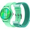 SPC Smartee Duo Vivo - Smartwatch turchese con cinturino intercambiabile, quadrante rotondo ad alta definizione 1.27", chiamate Bluetooth, 8 giorni batteria, 100 sport, IP68