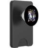 Mythical Cosmic Creatures Bigfoot - Cavalcando Unicorno Cosmic Rainbow Fantasy PopSockets PopWallet per MagSafe
