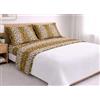 BIANCHERIAWEB Completo Lenzuola in 100% Cotone Matrimoniale Dis. Leopardato C.N.