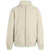 Mukua SZ270K- Cooper Kids; Felpa Bambino con Cerniera, Colore: Bianco, Taglia 1/2, Avorio, 5-6 Anni
