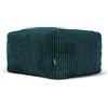icon Amara Pouf Poggiapiedi, Verde Acqua, Velluto a Coste, Poltrona Sacco con Riempimento Incluso, Pouf Sacco, Camera da Letto, Soggiorno, Mobili Soggiorno