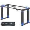 FLEXISPOT Telaio da tavolo regolabile in altezza con 4 gambe, tavolo da pranzo e scrivania elettrico con motore forte, telescopio a 2 posizioni (TRAGLAST 150 kg)