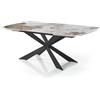Emporio Arredo Milano Tavolo Allungabile ELMO EVO 120 Marmo Onice/Nero