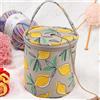 Starnearby Borsa per Lavoro a Maglia Portatile con Motivo Floreale Borsa Porta Filati Borsa Porta Lavoro a Maglia Borsa per Maglieria Contenitore per Filati, Uncinetti, Accessori per Maglieria