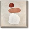 MWMG Pittura Ad Olio Dipinto A Mano su Tela,Beige Texture Minimalismo Geometrico Opere d'Arte Moderna Quadri Astratti Dipinti Ad Olio Dipinti A Mano su Tela Wall Art for Living Room,Office Home Decor,40X