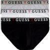 GUESS confezione da 3 slip brand GUESS 3 COLORI - BIANCO GRIGIO E NERO elastico logato GUESS