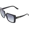 GUESS Factory Rhinestone Logo Plastic Square Sunglasses