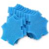 LTWHOME Spugna filtrante di Ricambio Blu Ruvida Adatta per filtri Oase SwimSkim 25 Start Skimmer Koi (12 Pezzi)