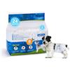 Nobleza Pannolini per Cani Femmine Assorbenti M 24 Pezzi 25.5-46 cm | Pannolini per addestramento per Femmine, traspiranti e comodi per addestramento in casa, viaggi, notti e uscite