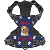WINKEEY Pettorina per cani Personalizzata, Pettorina per cani Taglia Piccola, Media e Grande, ad h, Personalizzabile con nome e numero di telefono, Riflettente