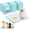 Chumix Tappetini Igienici per Cani 33x45cm 100pezzi Tappetini Assorbenti con Antiodore, Struttura 6 Strati Anti-Perdite, Traversine Cani per Cuccioli, Canis Anziani e Casi di Incontinenza