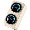 xueqiaolian1006 Lavatrice portatile for dormitorio, mini lavatrice a doppio serbatoio, lavaggio e asciugatura integrato, bianco(White Wall)