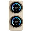 xueqiaolian1006 Lavatrice for biancheria intima, Mini lavasciuga portatile, LED Touch, Installazione a parete, Grigio(White Wall)