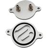 EEQANAO For Fun-ssor alluminio lavorato CNC for motore passo-passo pancake NEMA14 36 Piastra di raffreddamento ad acqua Piastra di raffreddamento ad acqua for vo-ron(Silver)