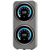 xueqiaolian1006 Mini lavatrice portatile, lavatrice for biancheria intima a doppio serbatoio, motore a frequenza variabile(Silver Wall)