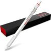 rOtring 600 penna a sfera | punta media | inchiostro nero | corpo bianco perla | ricaricabile
