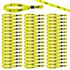INNAL 50 Pezzi Nastri di Ingresso VIP,Braccialetti per Eventi in Tessuto,Vip Bracciali Oro Nero,Braccialetti VIP Tessuto,Bracciali VIP di Identificazione per Eventi,Concerti,Matrimoni,Bar(Oro Nero)