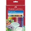 FABER-CASTELL - Set di matite colorate Colour Grip, 36 matite