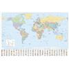 GB eye - Harper Collins, maxi poster con mappa del mondo 21 francese, 91,5 x 61 cm
