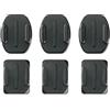 GOPRO Supporti adesivi curvi + piatti, 3 piatti