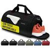 Zenacross Borsone Palestra Uomo & Donna - Borsone da Viaggio con Porta Scarpe e Tasca Umida - Borsa Palestra Donna per Sport, Fitness, Piscina (Nero/rosso, 50 l)